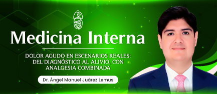 Dolor agudo en escenarios reales: del diagnóstico al alivio, con analgesia combinada